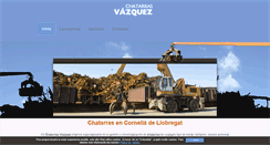 Desktop Screenshot of chatarrasvazquez.com