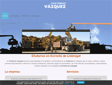 Tablet Screenshot of chatarrasvazquez.com